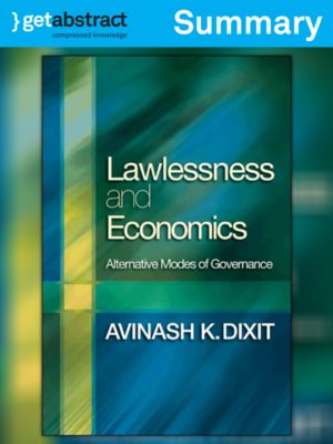 cover image of Lawlessness and Economics (Summary)